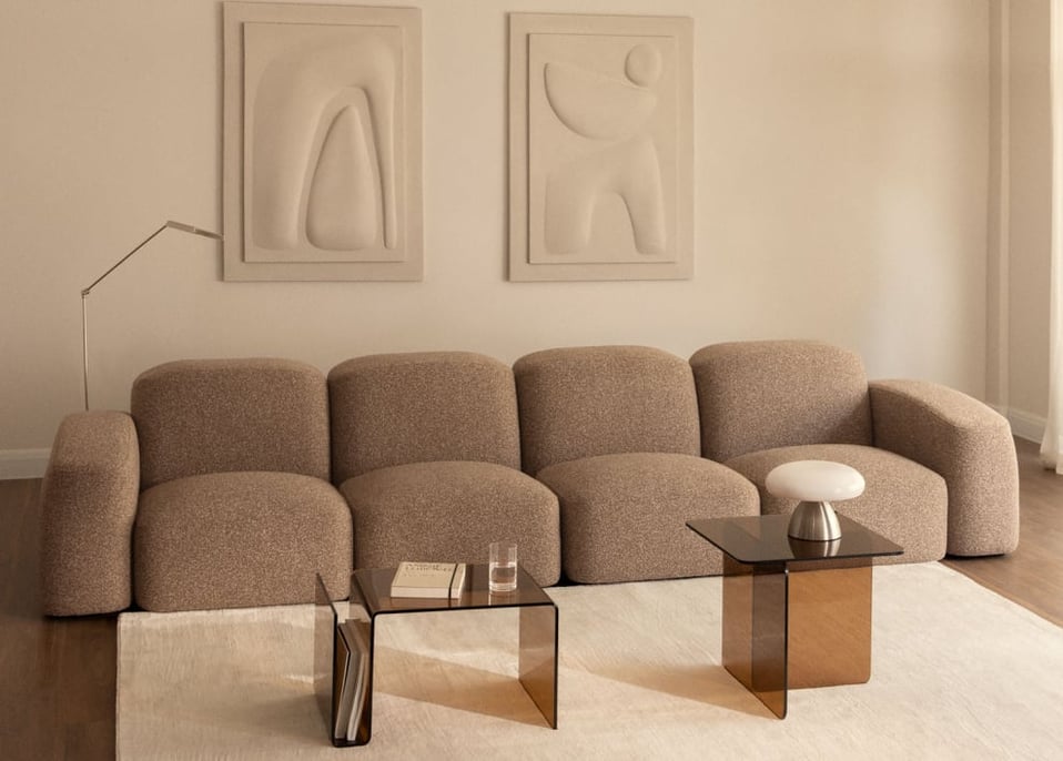 Sofá modular Bastian de 4 peças