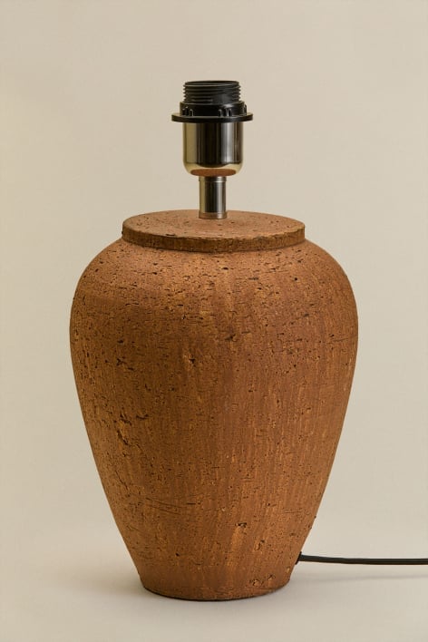 Base de candeeiro de mesa em terracota Verena