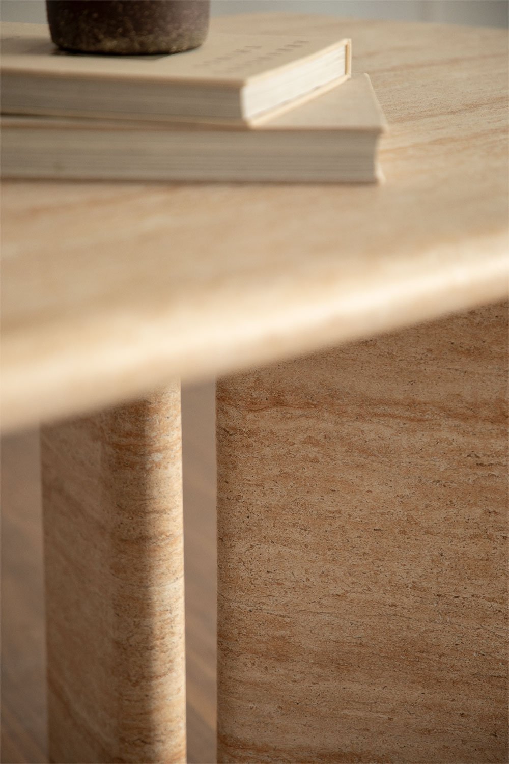 Mesa de jantar retangular 240x100 cm em cimento Chelsea, imagem de galeria 2
