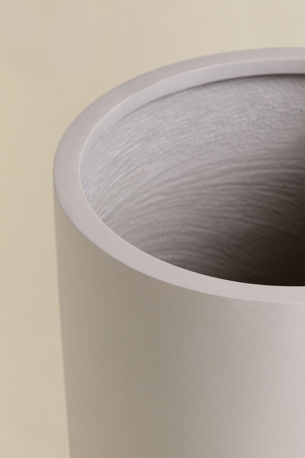 Conjunto de 2 vasos de exterior Ø25 cm / Ø45 cm em polystone Saturno, imagem de galeria 3