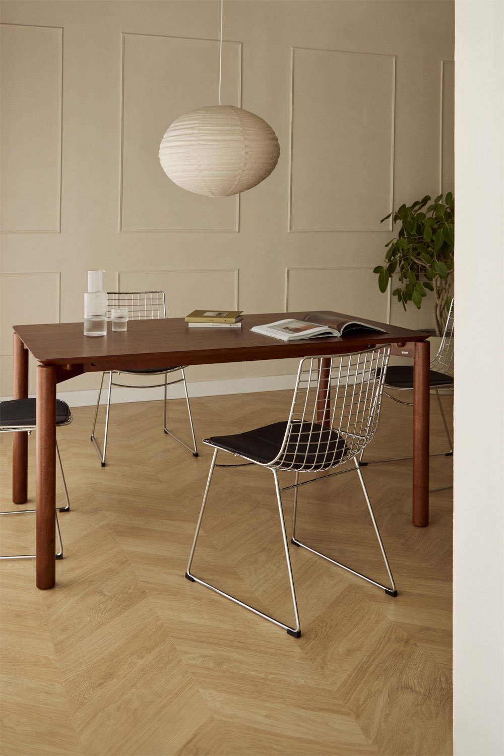 Mesa de jantar Munden MDF, imagem de galeria 1