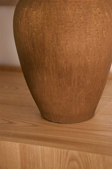 Base de abajur de mesa Verena em terracota