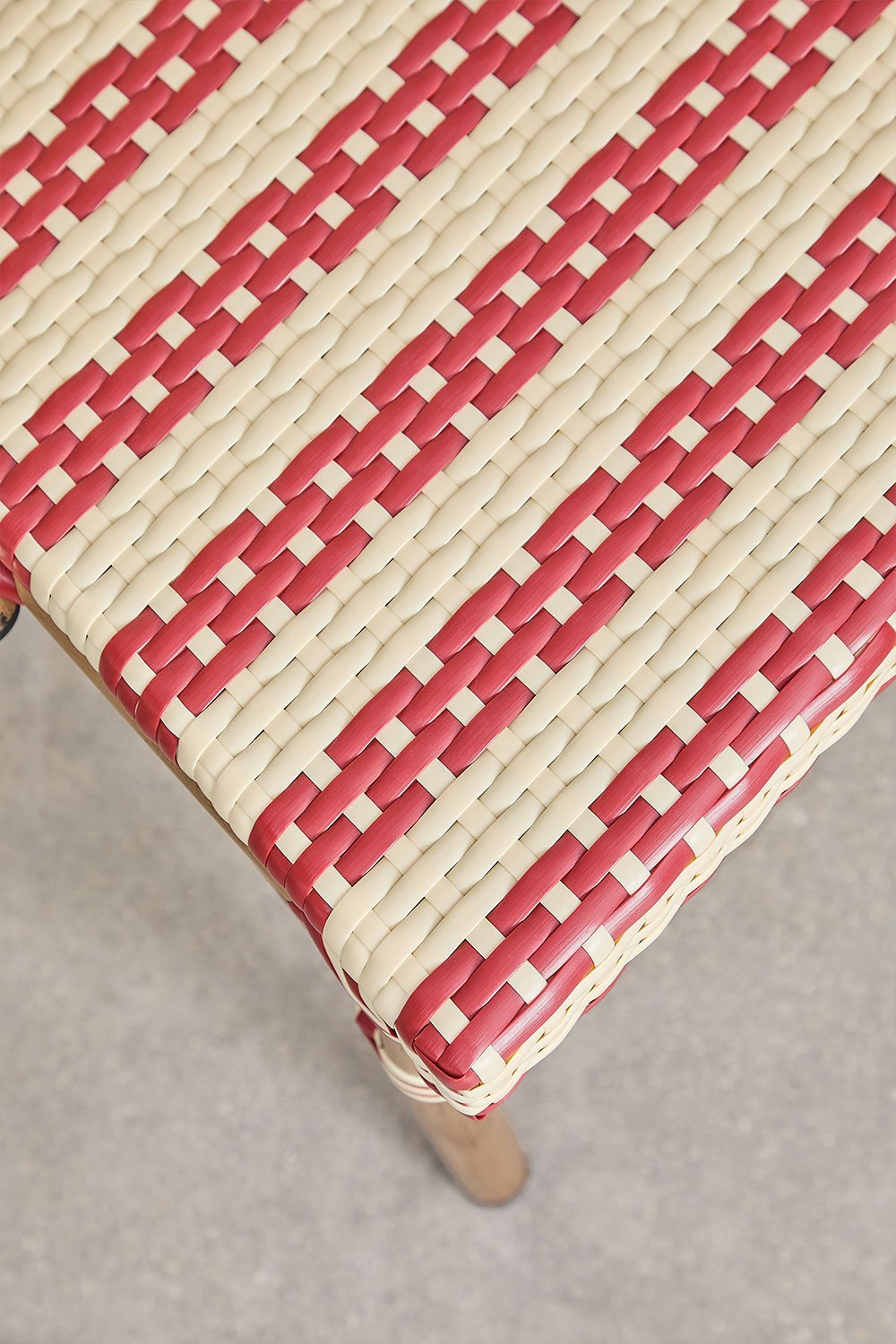 Cadeira de jantar empilhável de alumínio Brielle Bistro, imagem de galeria 6