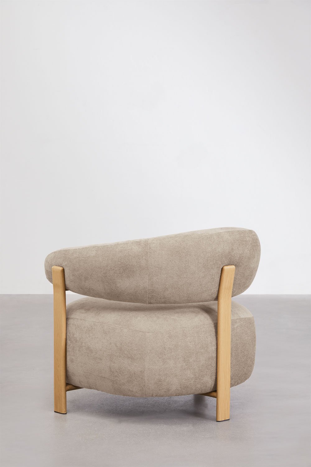 Poltrona em tecido chenille e ferro Jolie, imagem de galeria 6