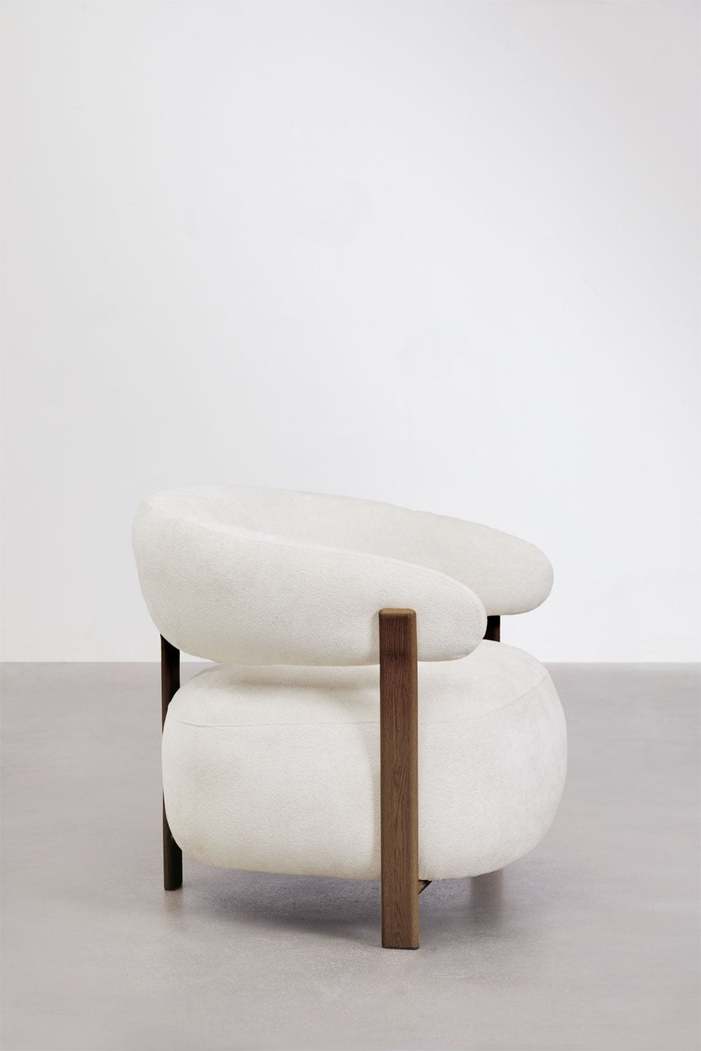 Pack de 2 poltronas em tecido chenille e ferro Jolie, imagem de galeria 5