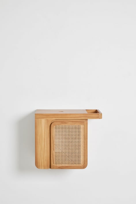 Móveis de banheiro suspensos em madeira de teca Georgy