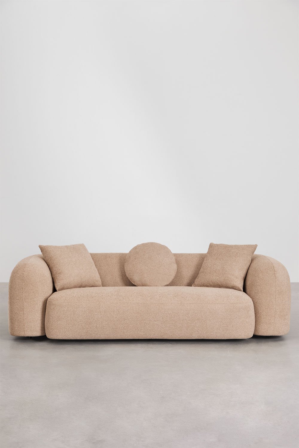 Sofá de 3 lugares em chenille Coco, imagem de galeria 4