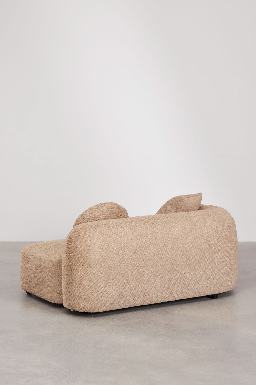 Módulo de canto esquerdo de 2 lugares para sofá modular em chenille Coco, imagem de galeria 4