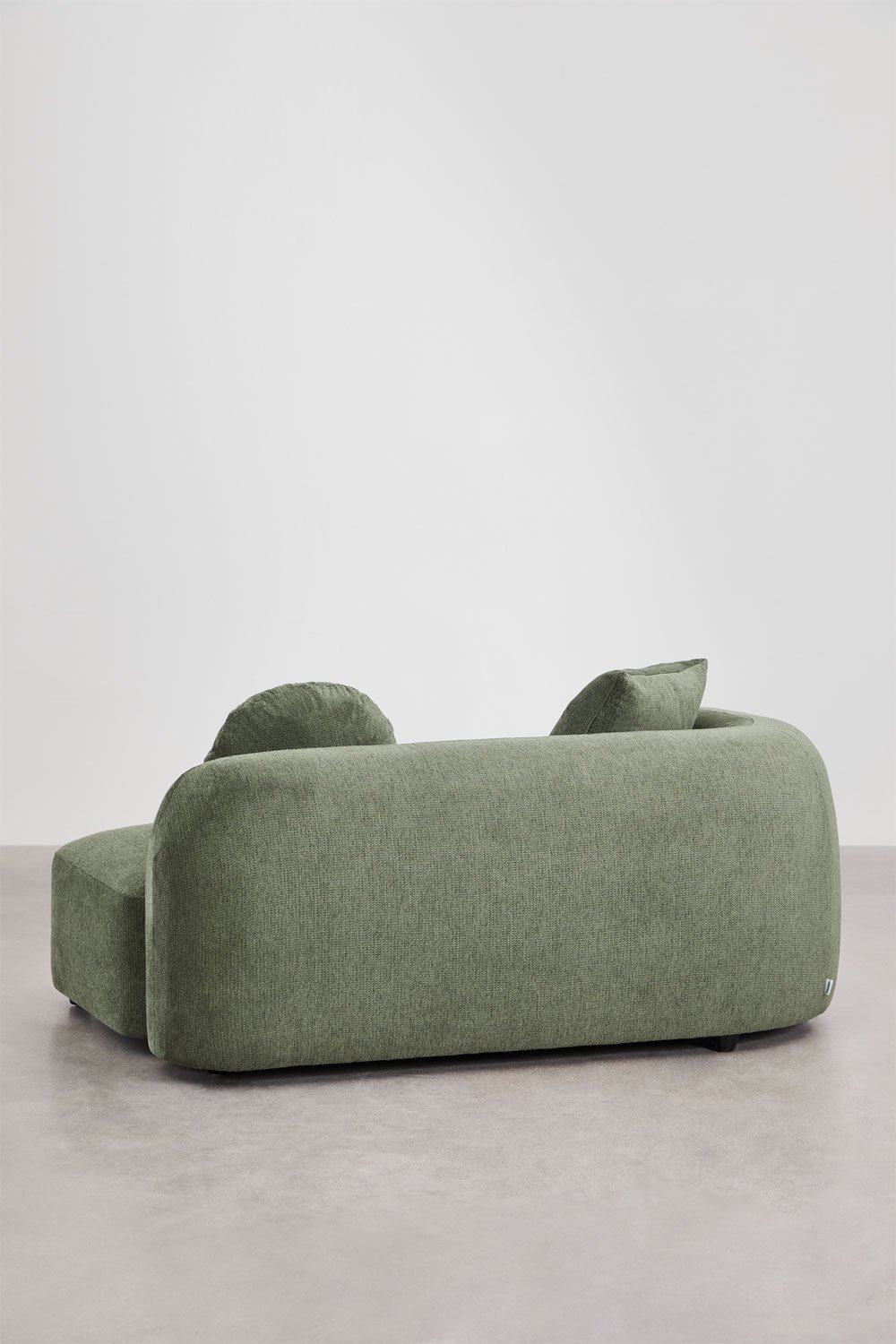 Módulo de canto esquerdo de 2 lugares para sofá modular em chenille Coco, imagem de galeria 5