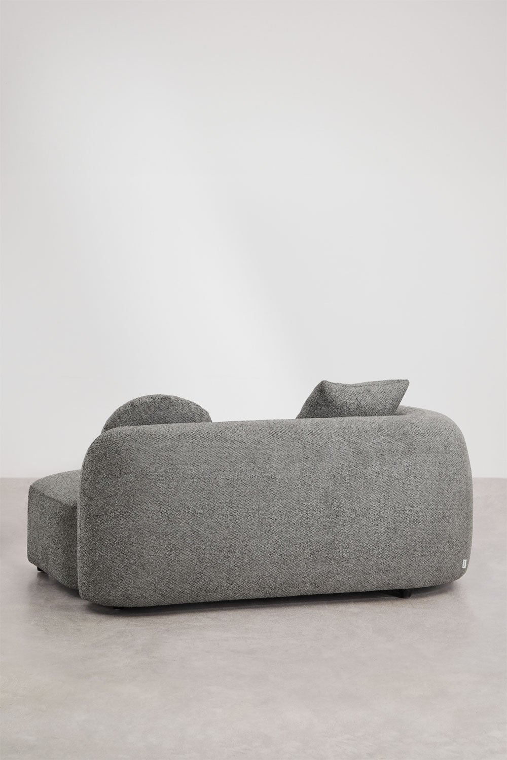 Módulo de canto esquerdo de 2 lugares para sofá modular em chenille Coco, imagem de galeria 4