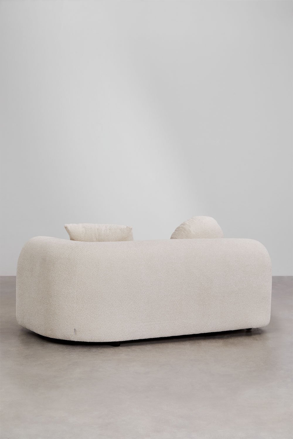 Módulo de canto direito de 2 lugares para sofá modular em chenille Coco, imagem de galeria 4