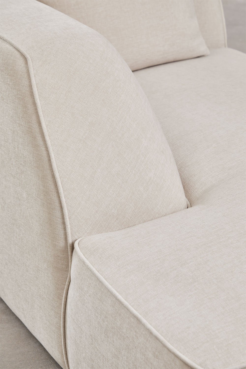 Sofá modular estofado Cardea de 3 peças com chaise longue à esquerda, imagem de galeria 5