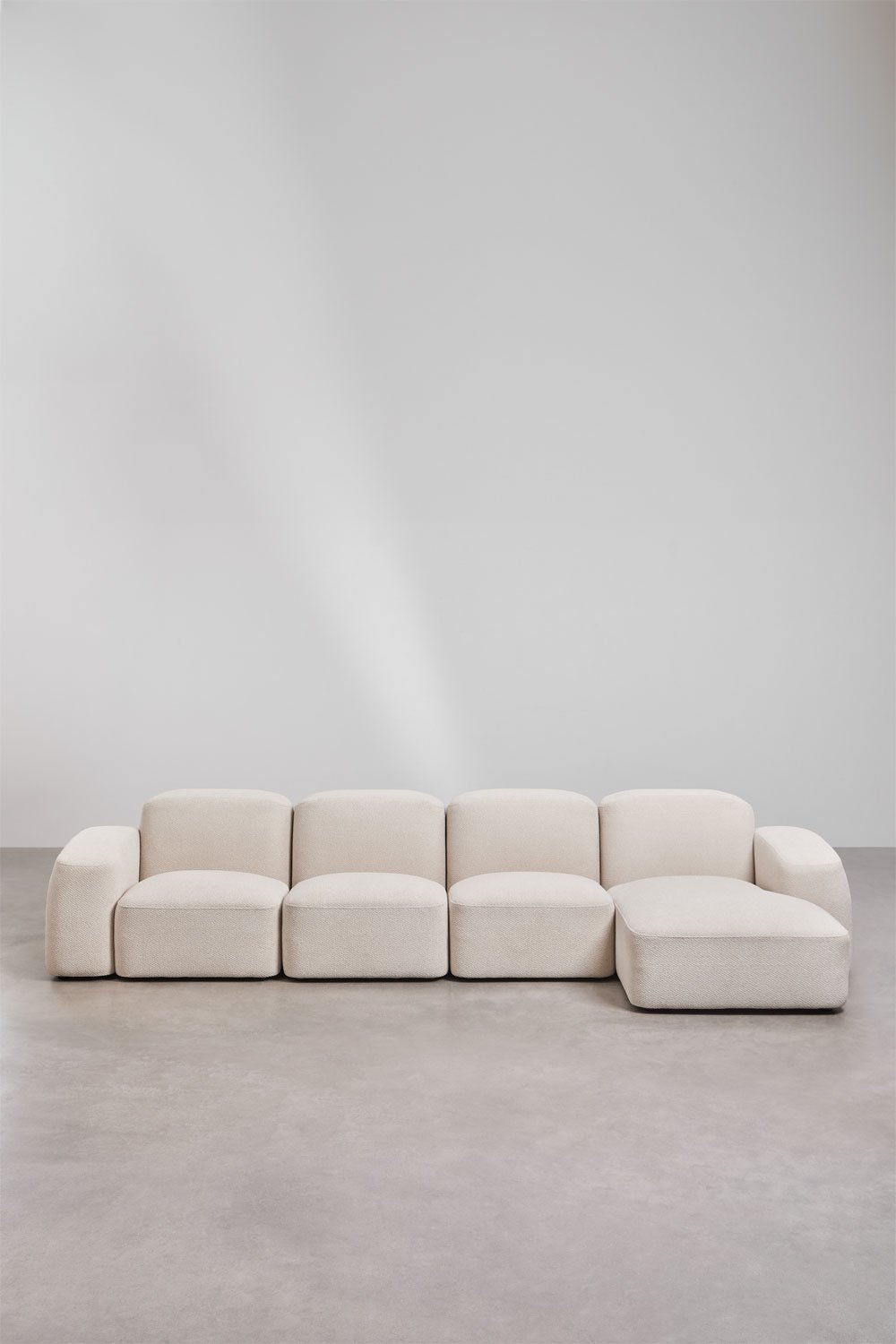 Sofá modular Bastian de 4 peças com chaise longue lateral direita, imagem de galeria 4