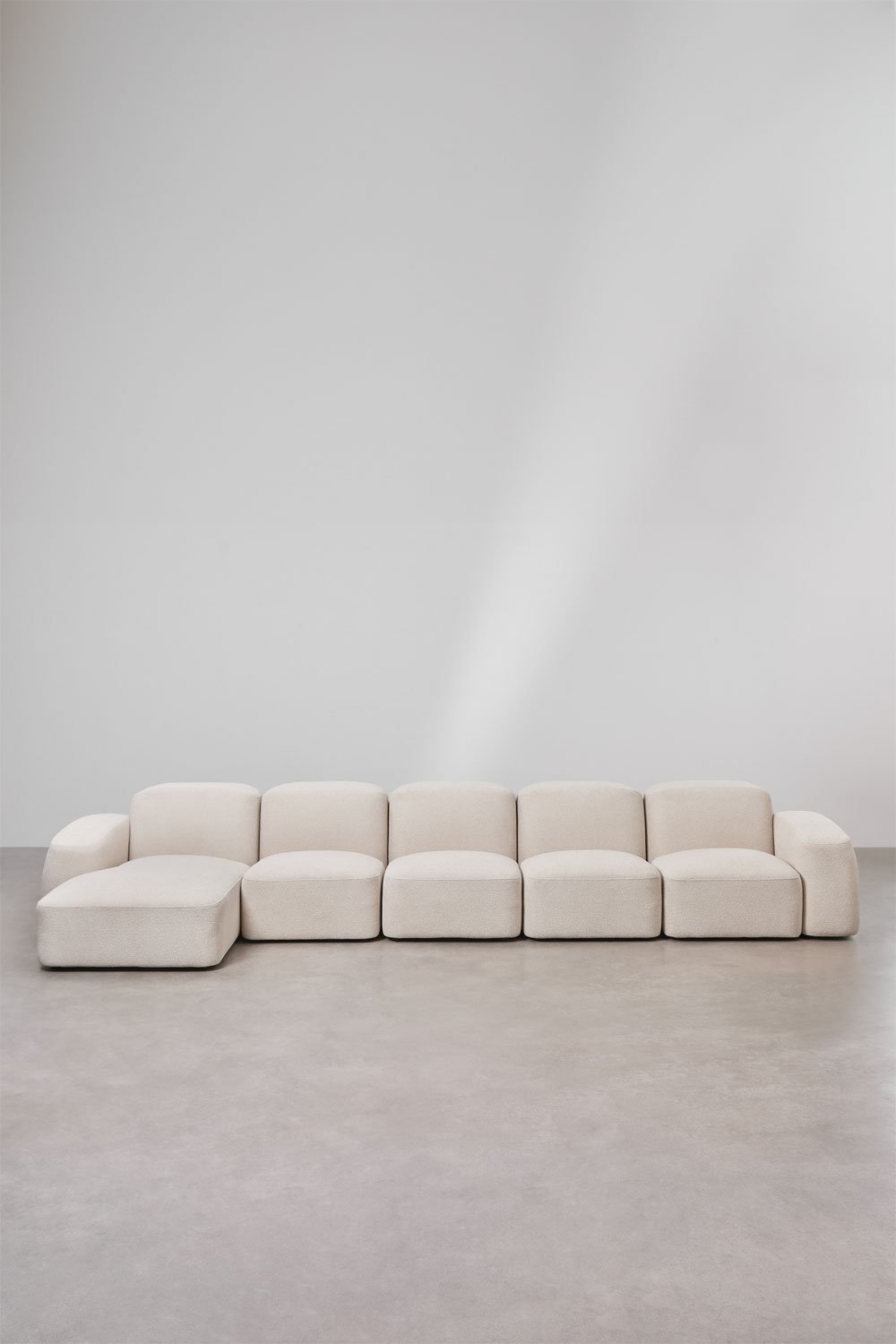 Sofá modular com chaise longue esquerda Bastian de 5 peças, imagem de galeria 3