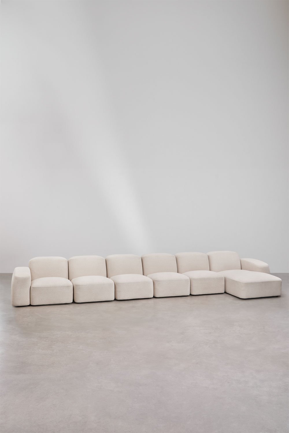 Sofá modular Bastian de 6 peças com chaise longue lateral direita, imagem de galeria 1