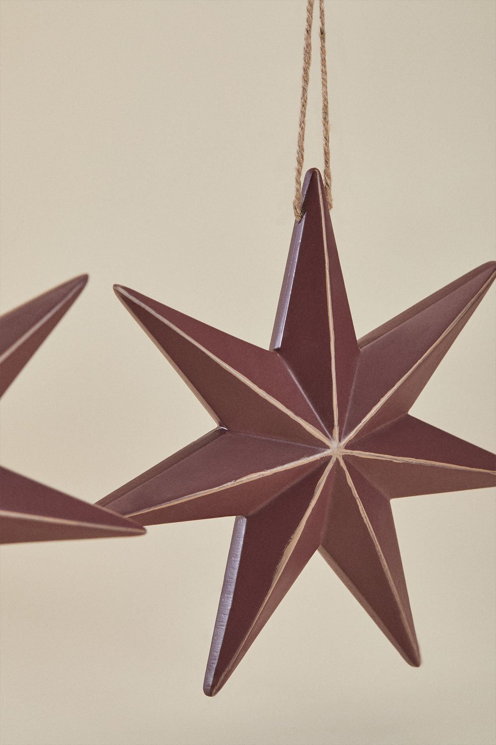 Conjunto de 3 enfeites de Natal em MDF Perg, imagem de galeria 2