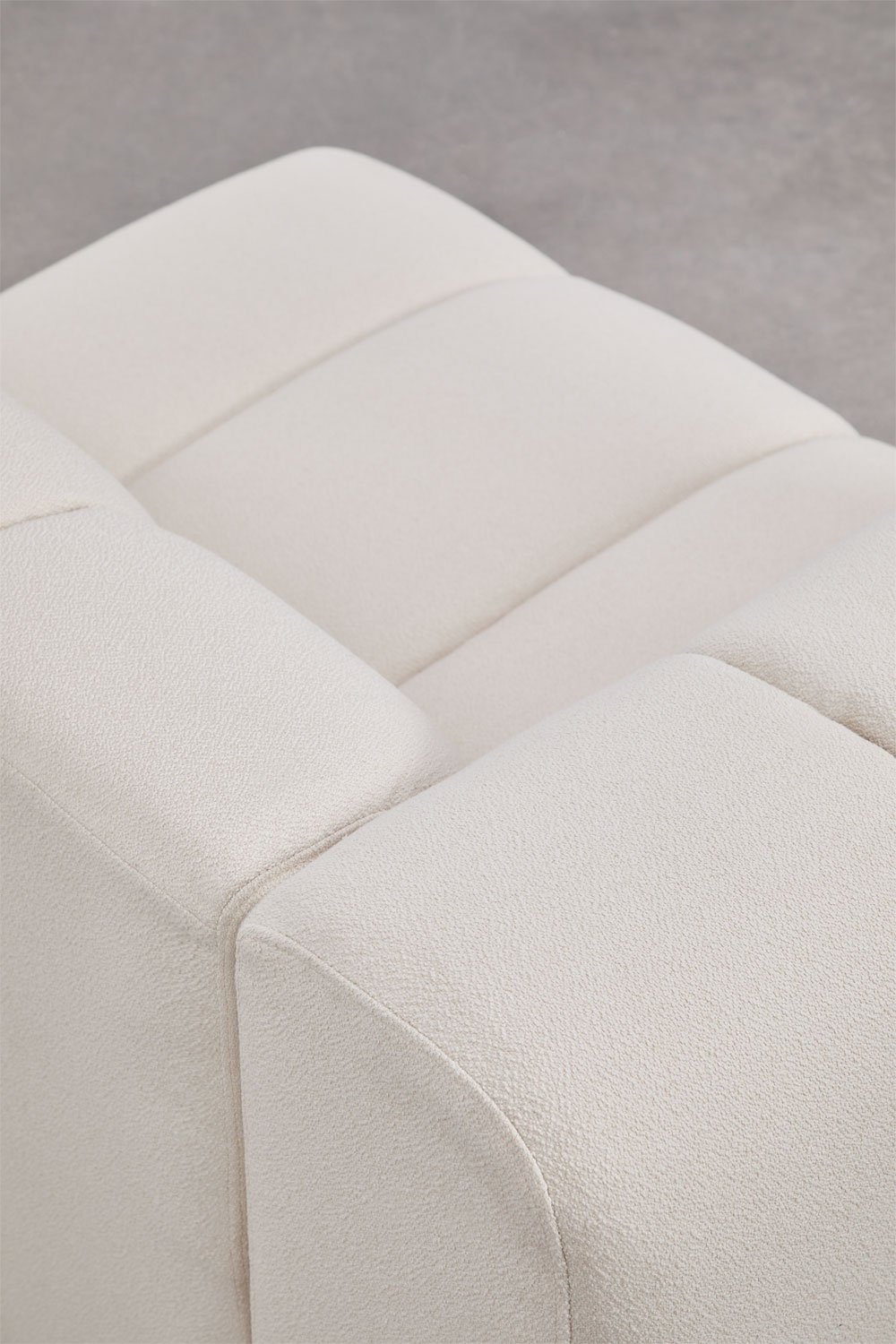 Sofá modular de 2 peças em tecido bouclé Eliot, imagem de galeria 2
