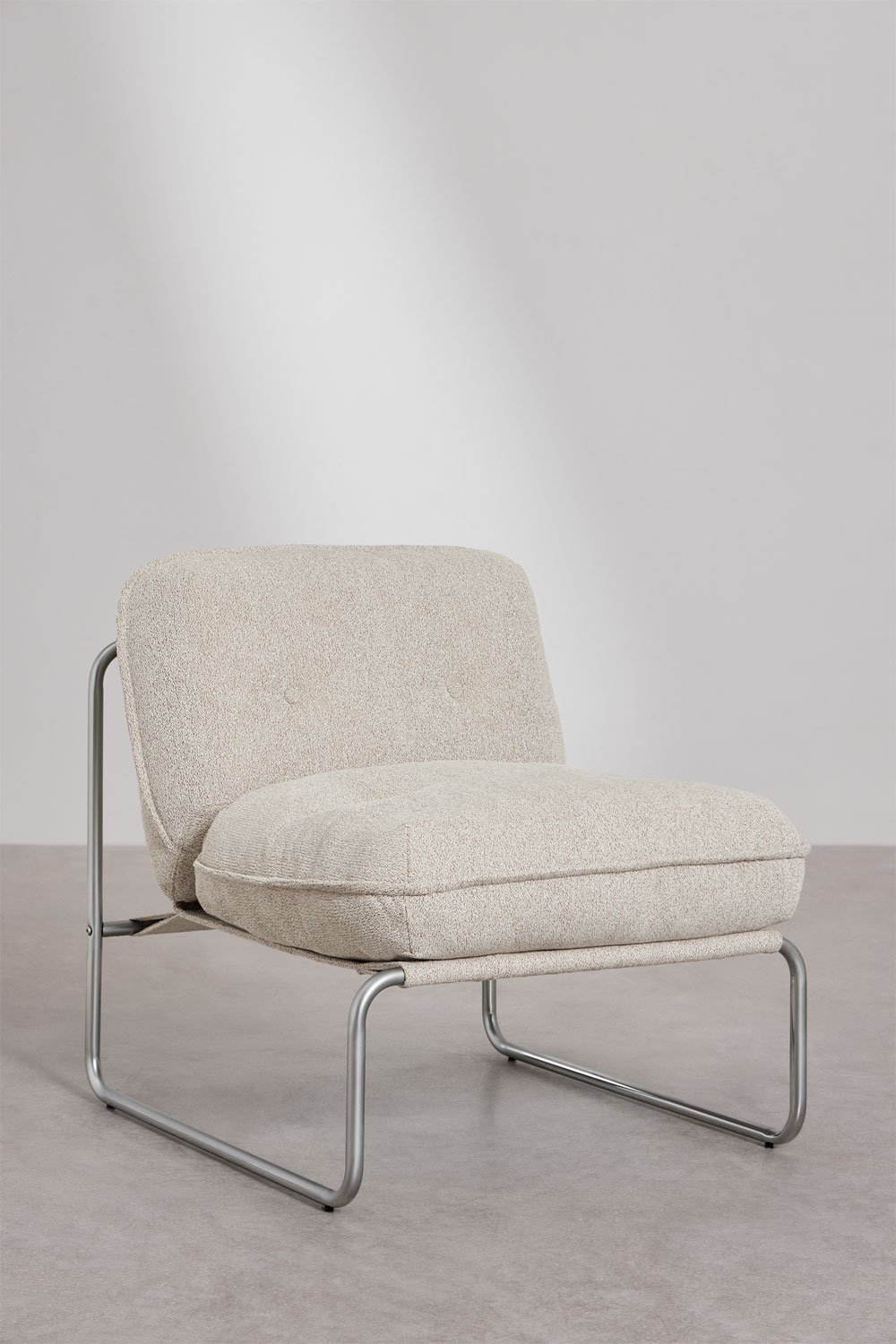 Pacote de 2 poltronas de tecido Matilda bouclé, imagem de galeria 3