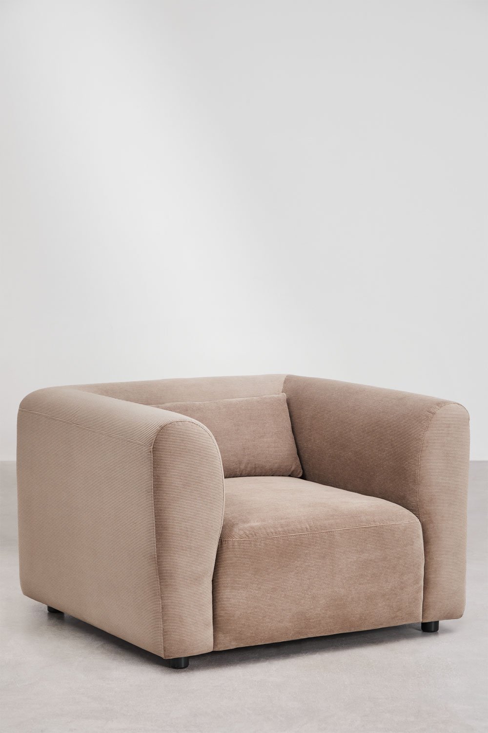 Sofá modular de 4 peças com chaise longue esquerda e poltrona Fogler, imagem de galeria 4