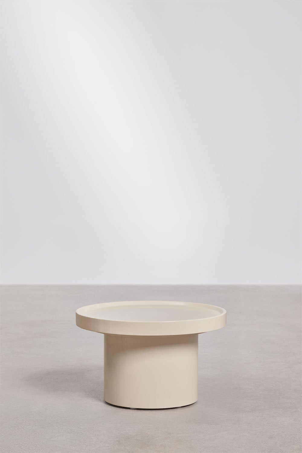 Mesa auxiliar redonda Ø50 cm em MDF Amile, imagem de galeria 3