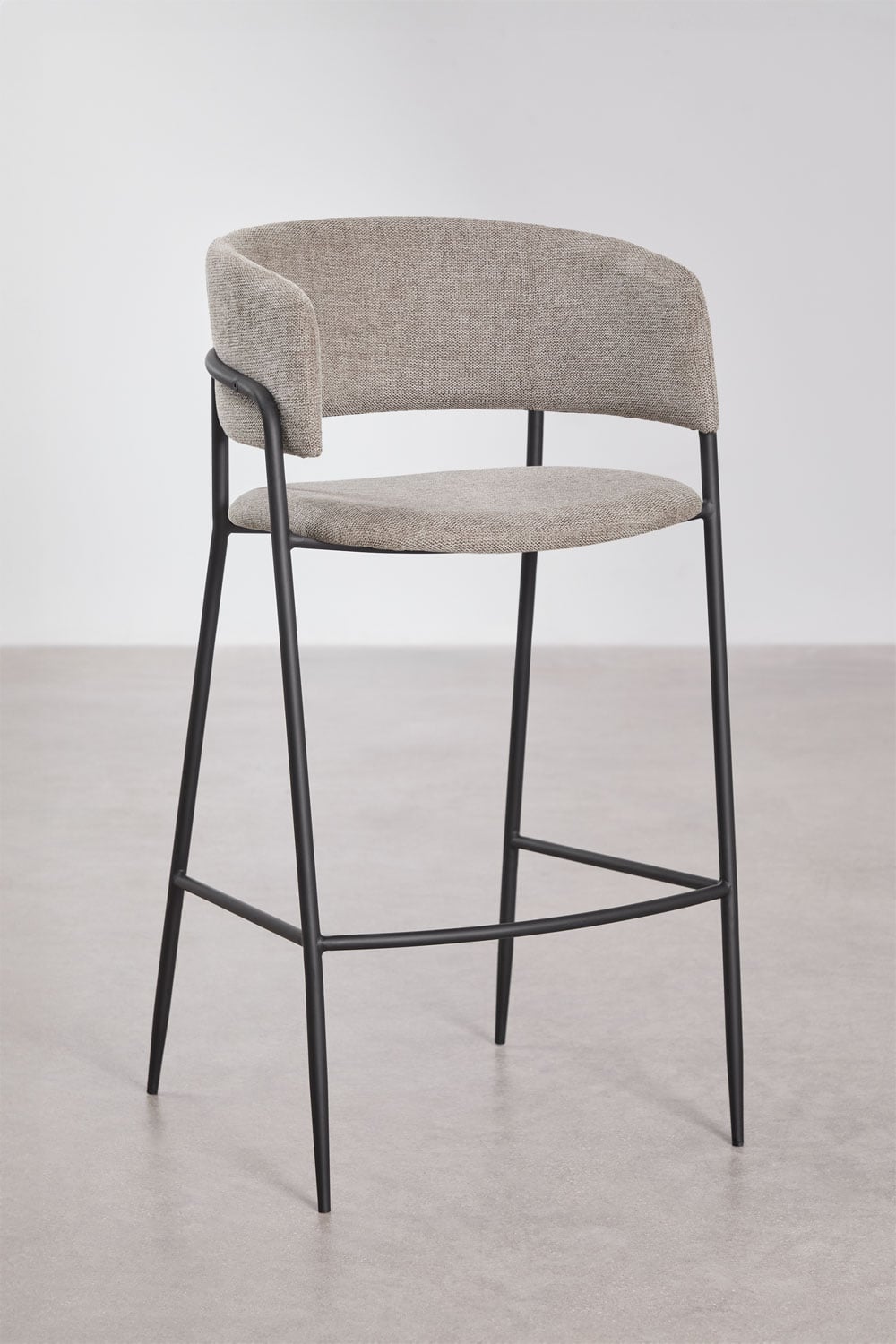 Pack de 4 bancos altos estofados Nalon, imagem de galeria 2