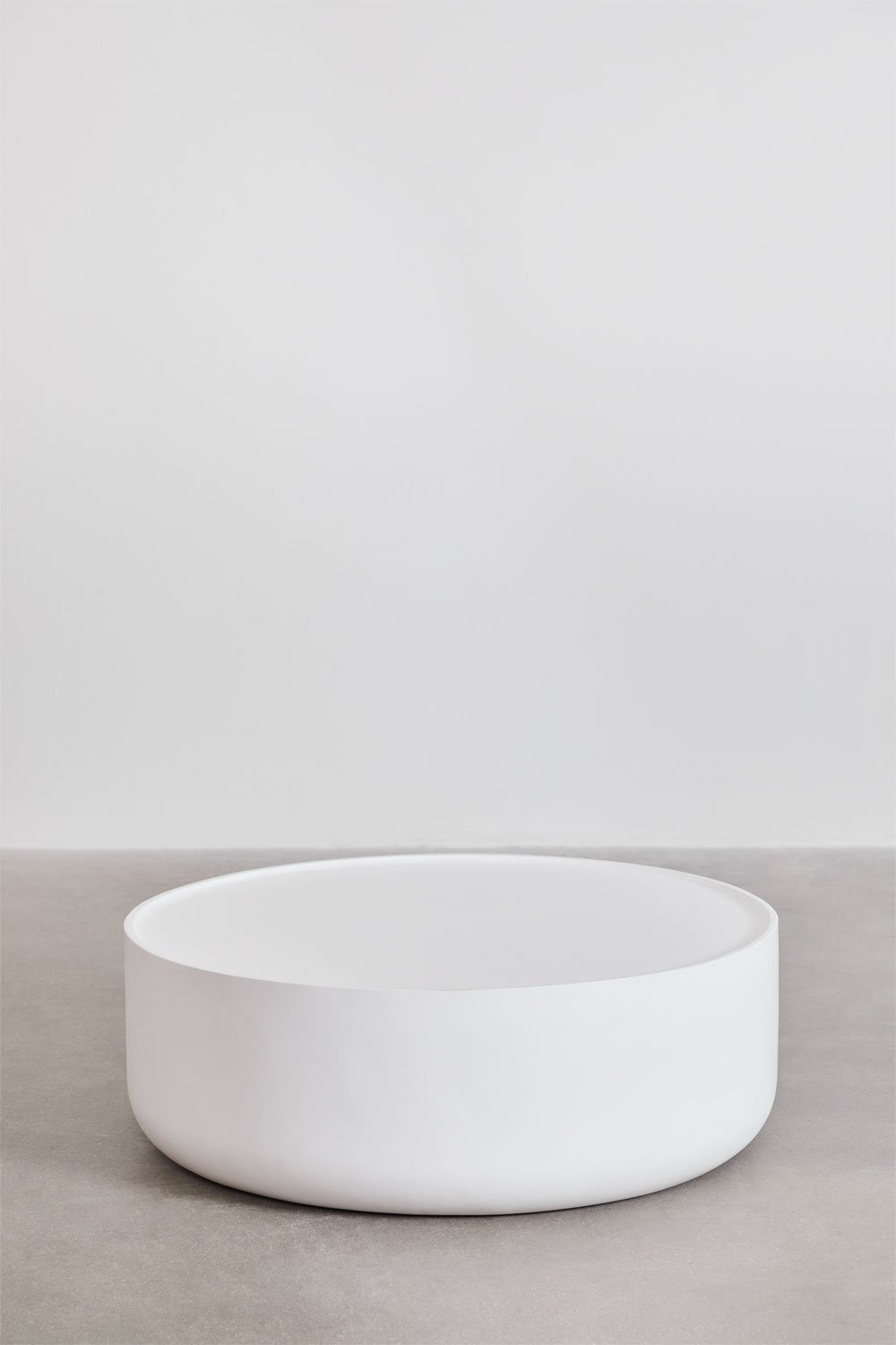 Mesa de centro redonda Ø80 cm em cimento Darwys, imagem de galeria 2