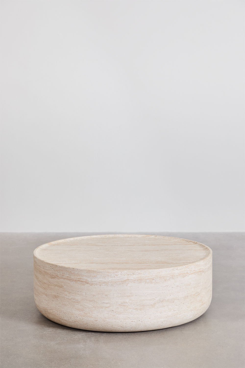 Mesa de centro redonda Ø80 cm em cimento Darwys, imagem de galeria 3