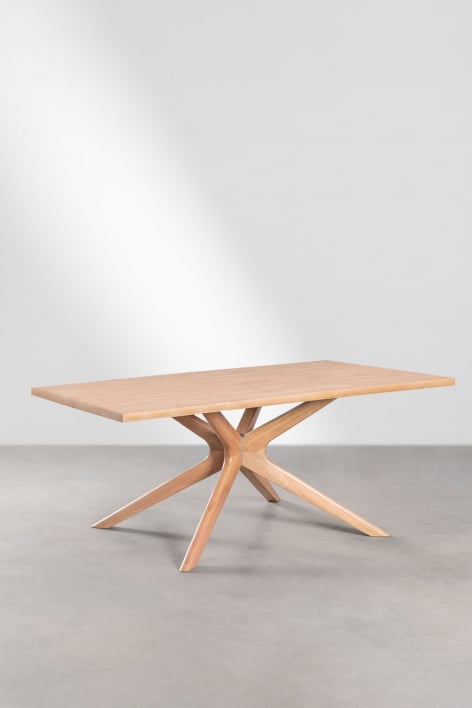 Rectangular wooden dining table (180x90 cm) Arnaiz