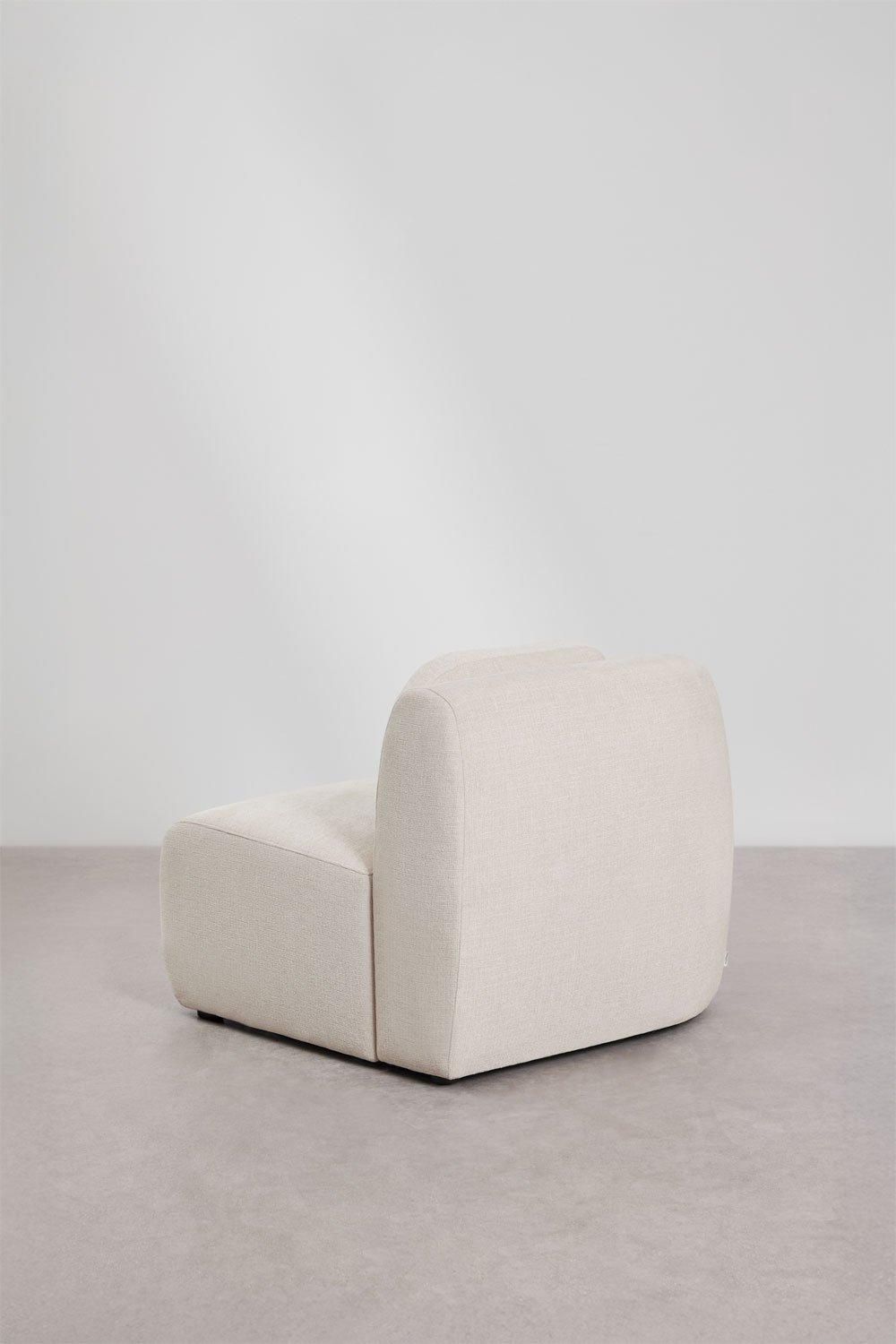 Módulo de canto esquerdo para sofá modular em chenille Coquette, imagem de galeria 4