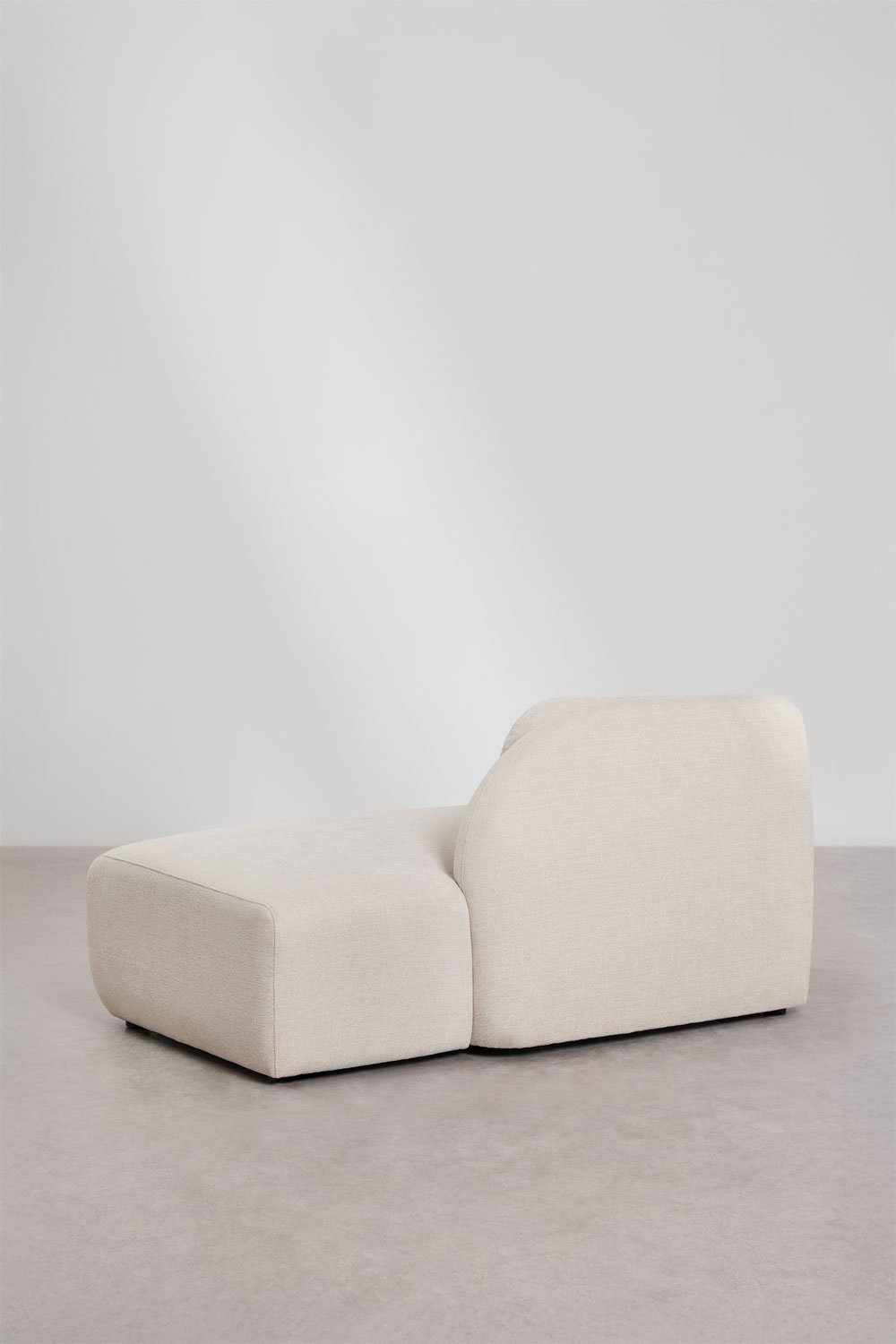 Módulo divã direito para sofá modular em chenille Coquette, imagem de galeria 4