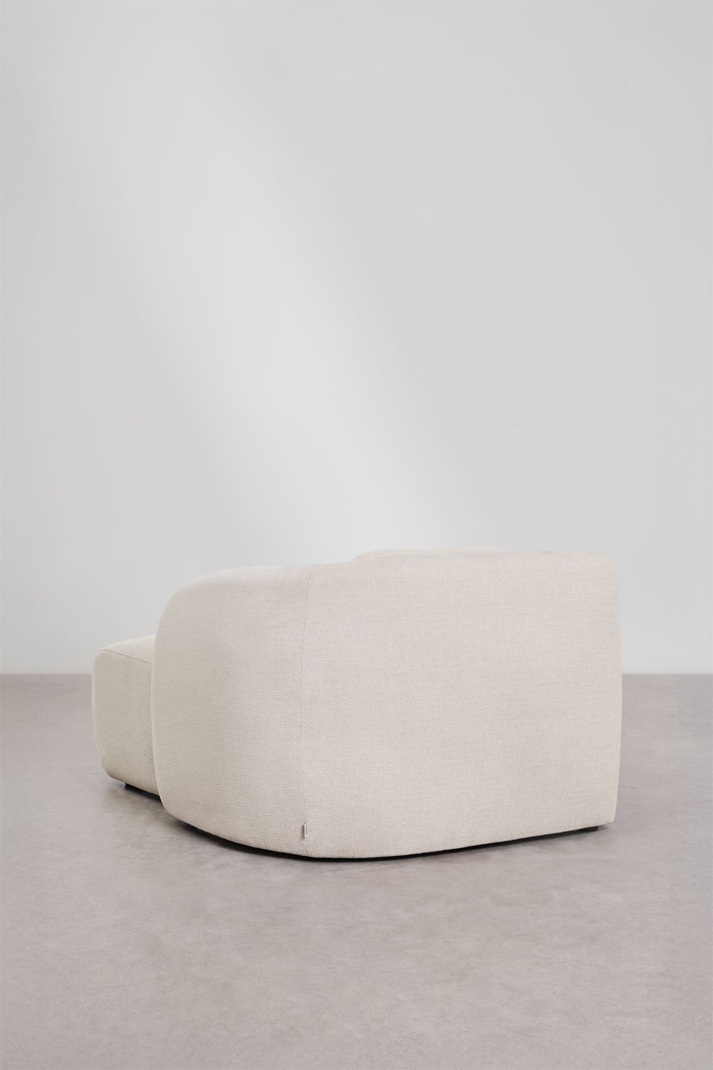 Módulo chaise longue direito para sofá modular em chenille Coquette, imagem de galeria 4