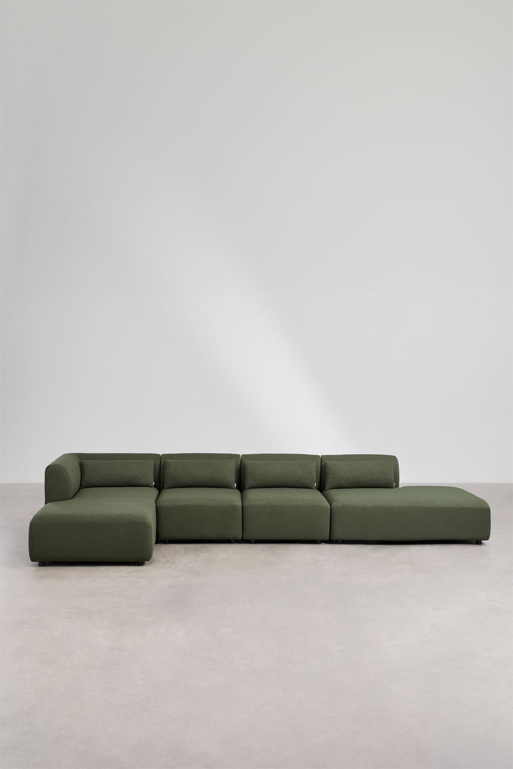 Sofá modular chaise longue canto esquerdo de 4 peças com divã Fogler, imagem de galeria 3