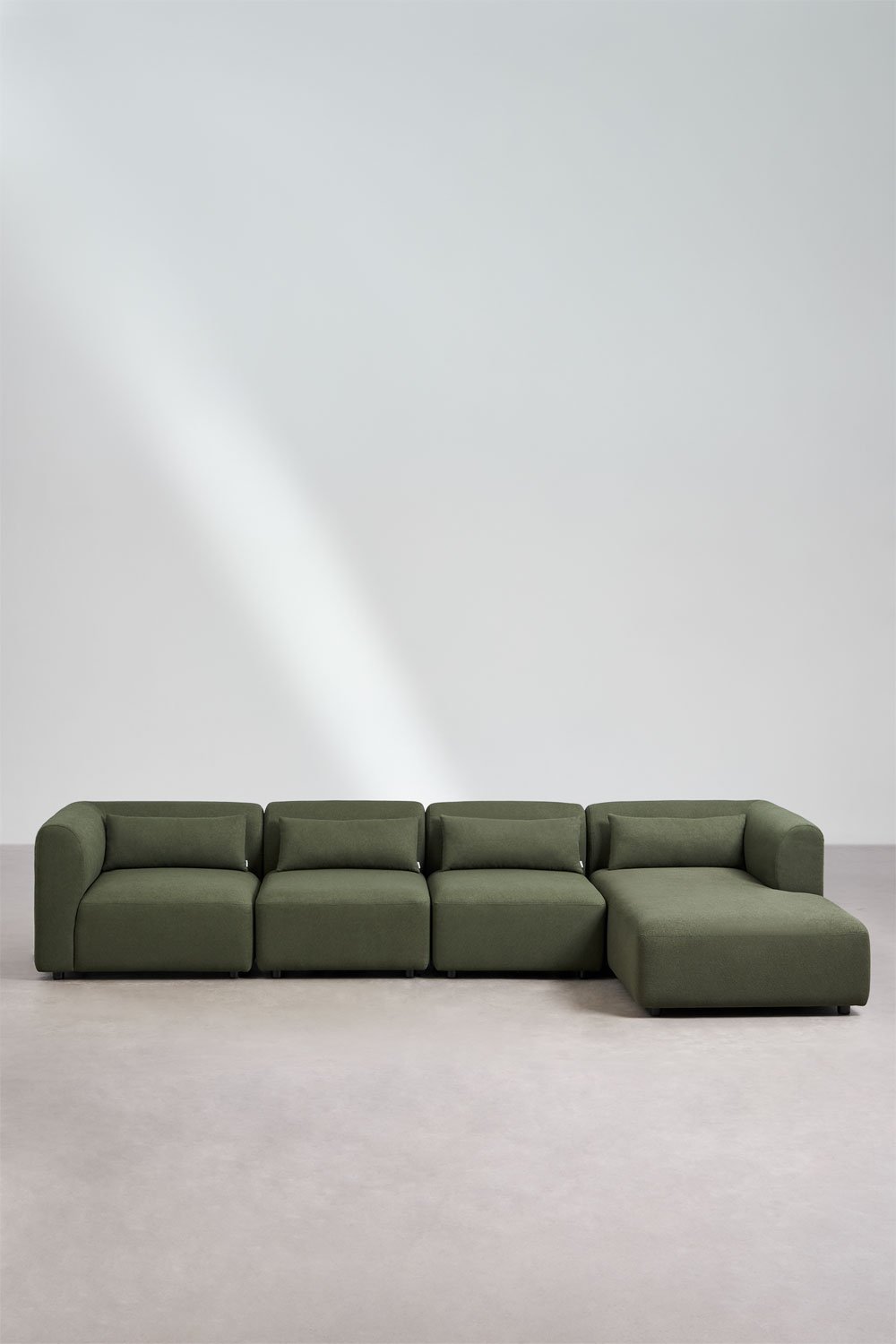 Sofá modular chaise longue direito de 4 peças Fogler, imagem de galeria 3