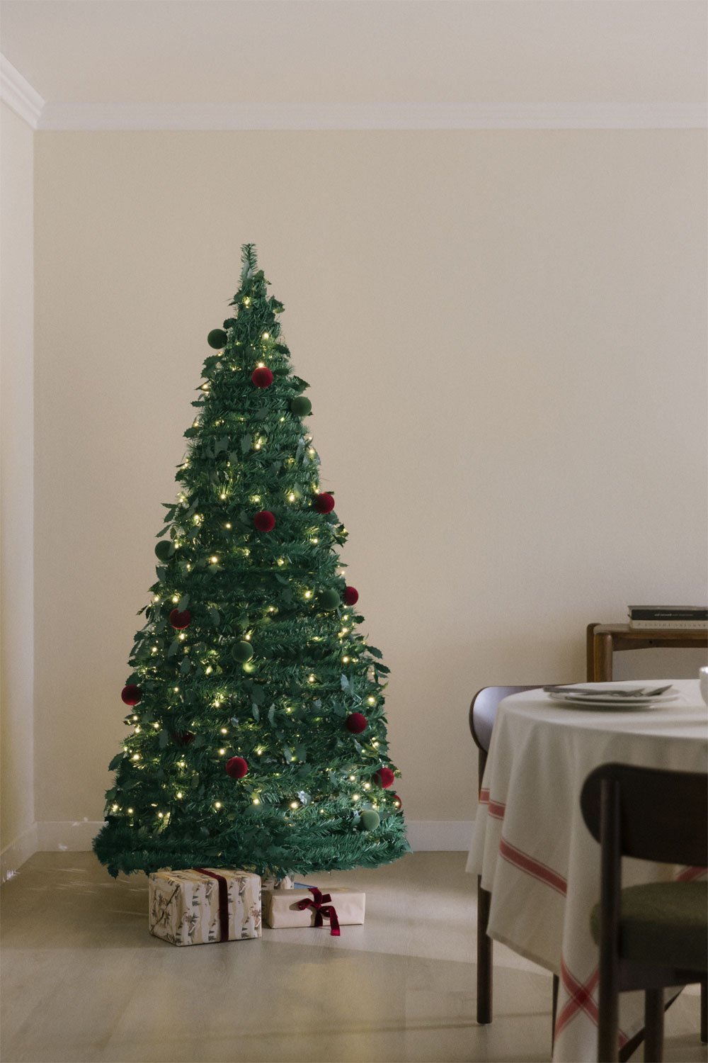 Árvore de Natal dobrável com luzes LED Taimy, imagem de galeria 1