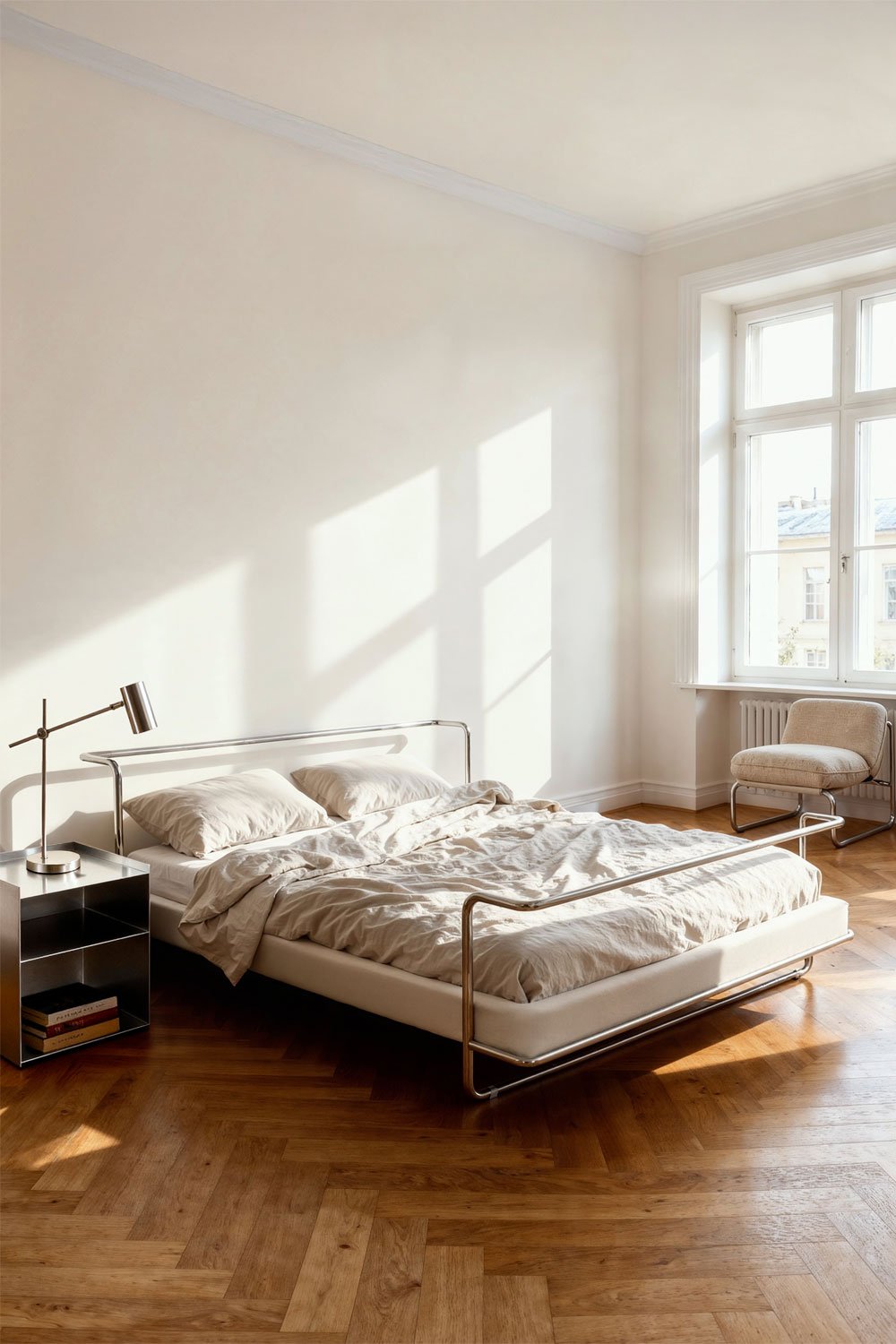 Cama em aço inoxidável Igone, imagem de galeria 1