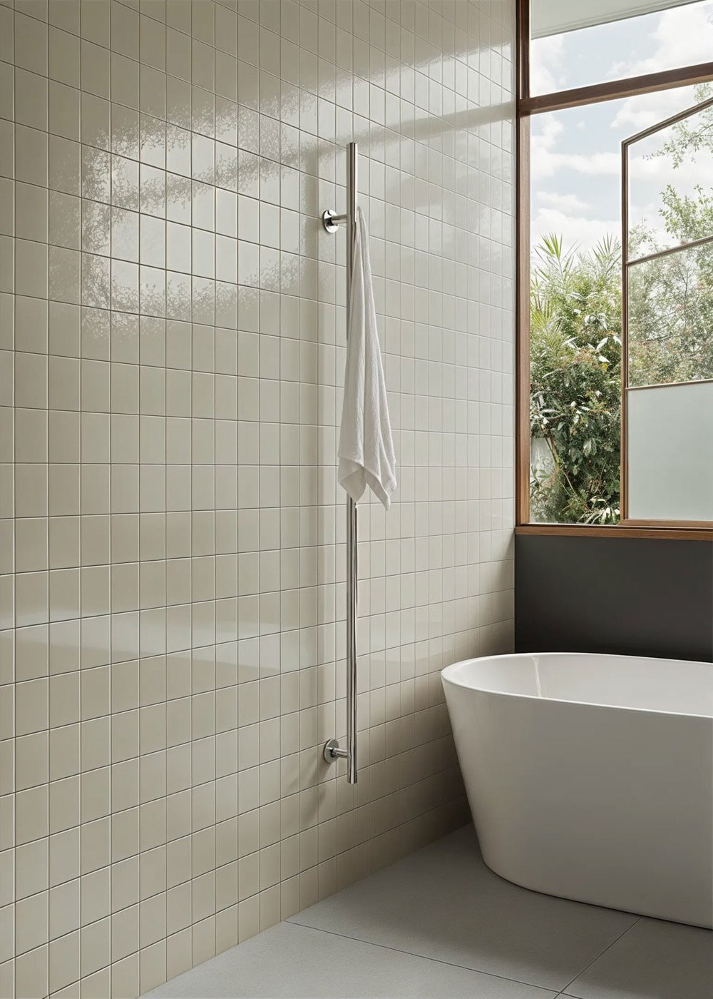 WARM TOWEL TUBE - Toalheiro elétrico de barra 60 W/120 W, imagem de galeria 1