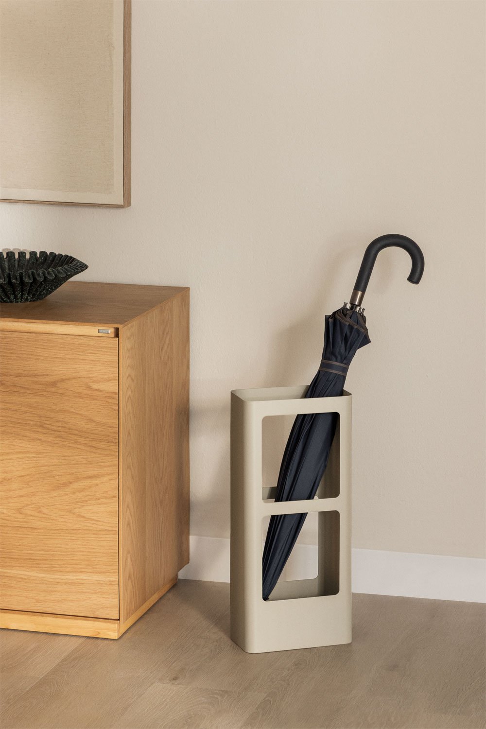 Suporte para guarda-chuvas em aço inoxidável Hayden, imagem de galeria 1