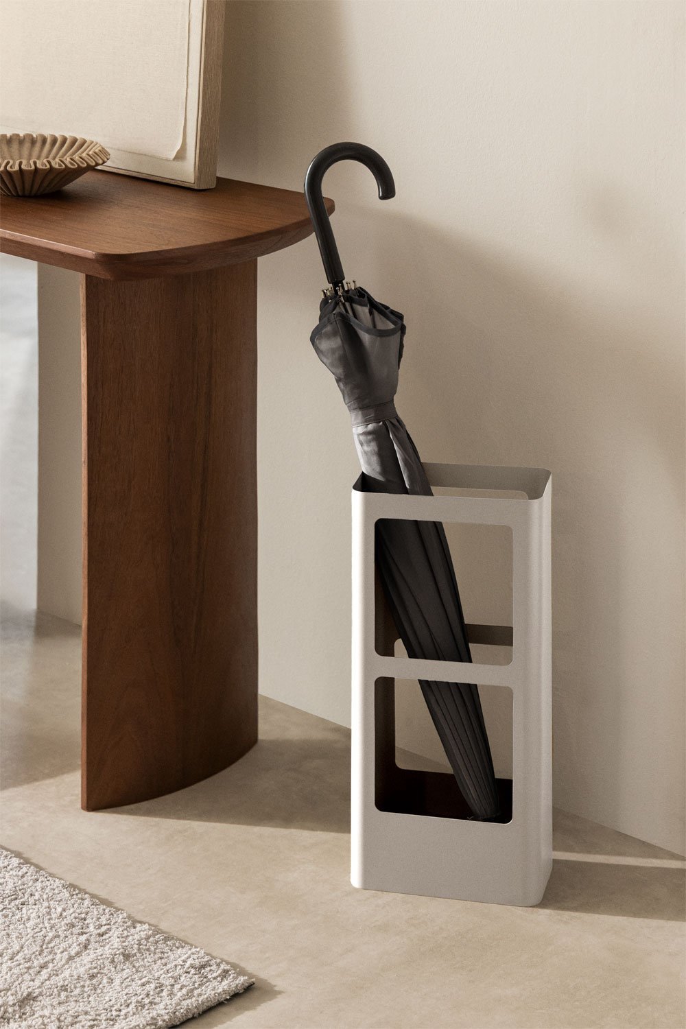 Suporte para guarda-chuvas em aço inoxidável Hayden, imagem de galeria 1