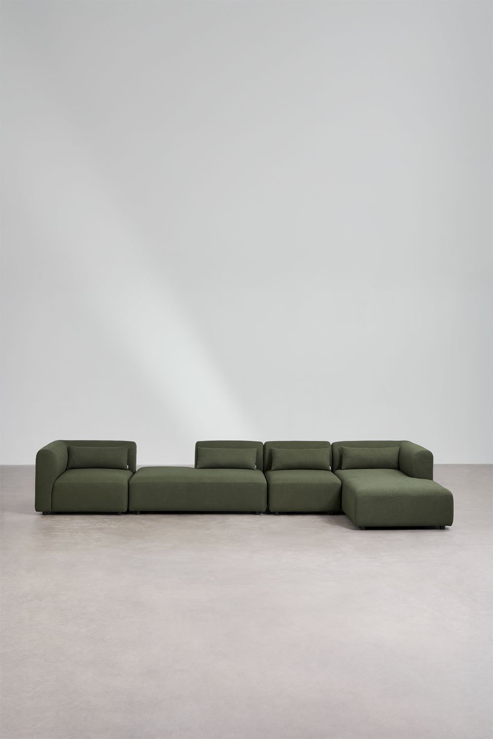 Sofá Modular Chaise Longue Direito de 4 Peças com Chaise Lounge Fogler, imagem de galeria 3