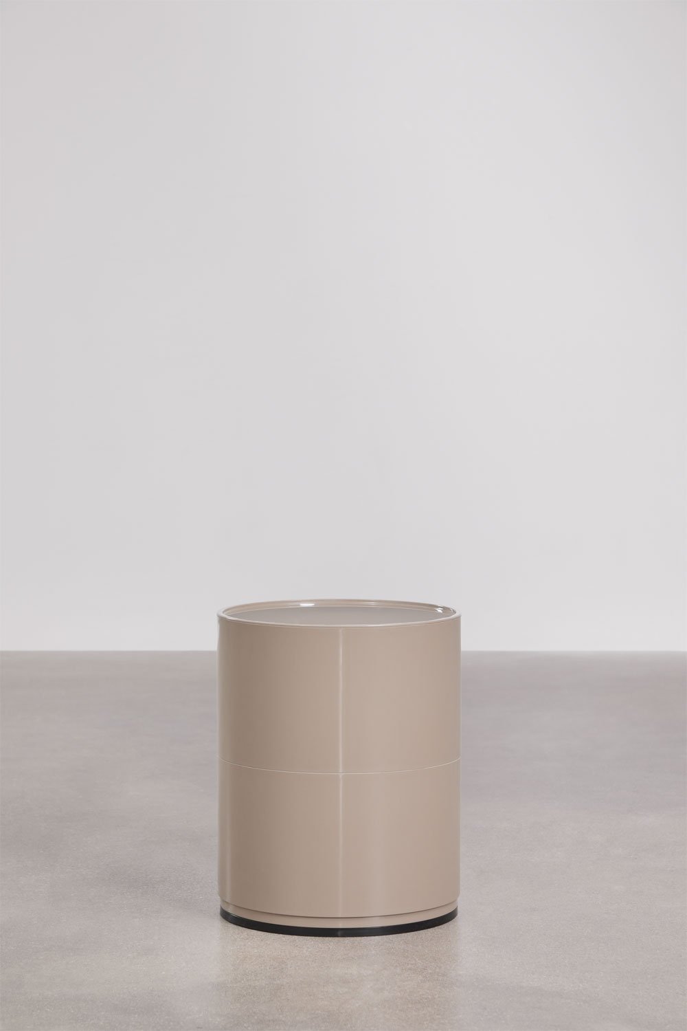 Mesa de cabeceira redonda com prateleiras Babel, imagem de galeria 5