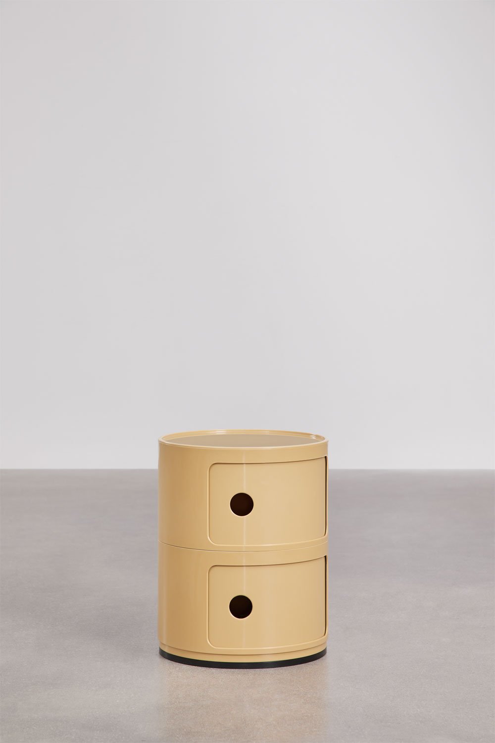 Mesa de cabeceira redonda Ø30 cm com prateleiras Babel, imagem de galeria 3