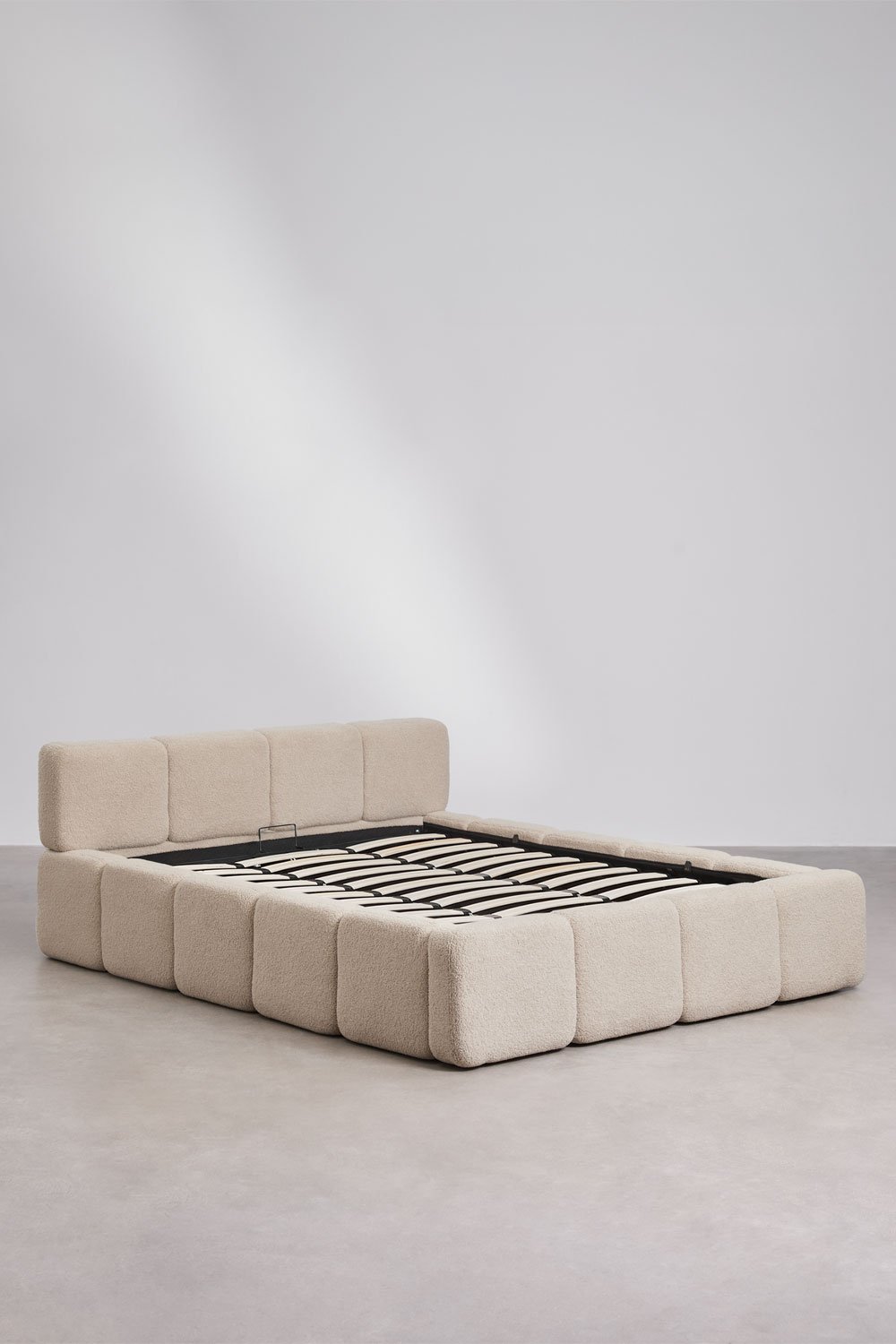 Cama com canapé abatível estofada Jolcem, imagem de galeria 3