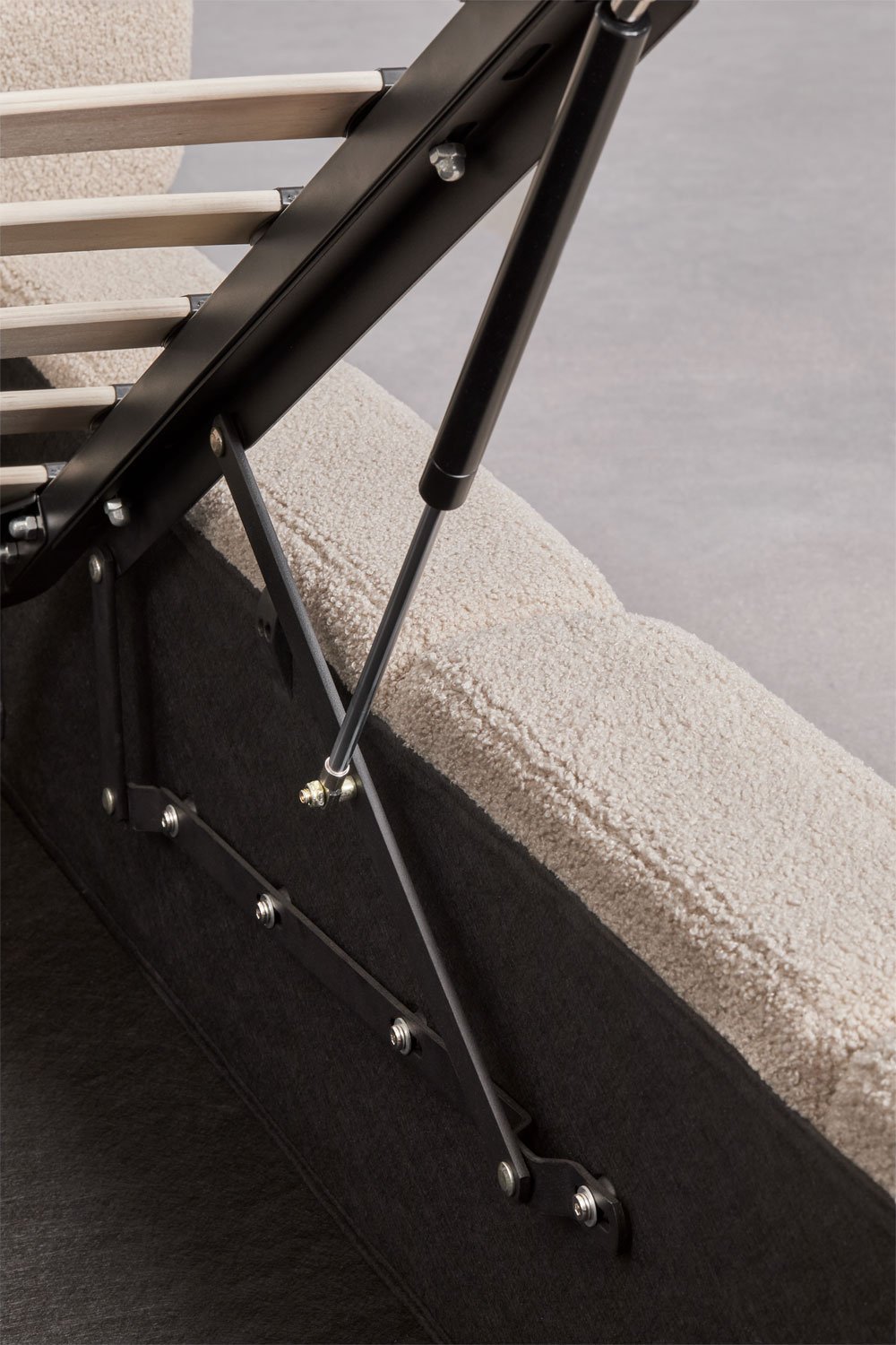 Cama com canapé abatível estofada Jolcem, imagem de galeria 8