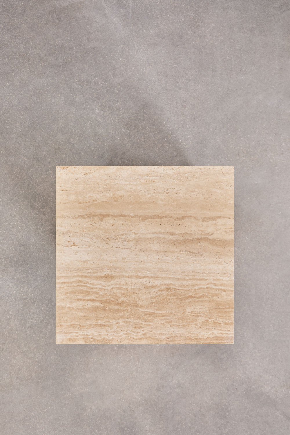 Pack de 2 mesas de cabeceira quadradas 35x35 cm em pedra natural Aluret, imagem de galeria 6