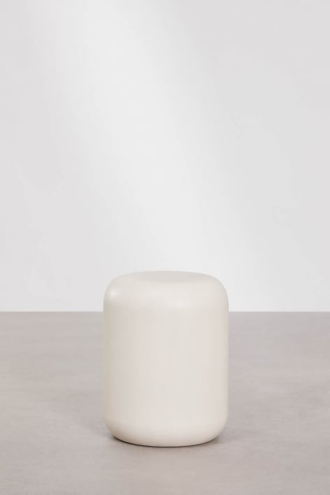 Mesa de cabeceira redonda Ø35 cm em cimento Fonelas