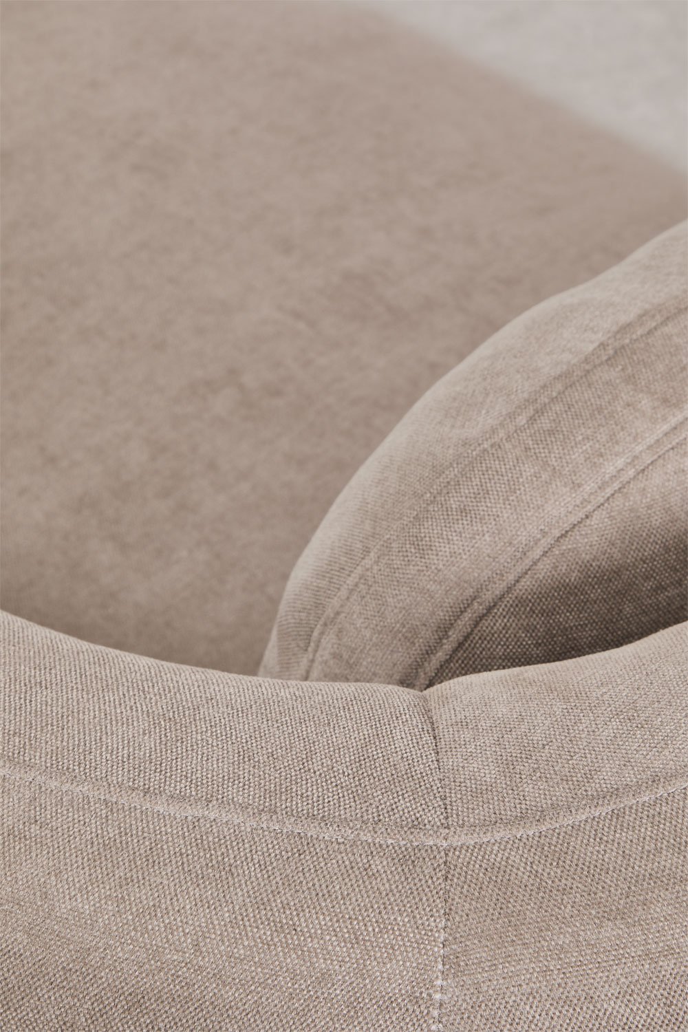 Módulo chaise longue direito para sofá modular em chenille Coquette, imagem de galeria 2