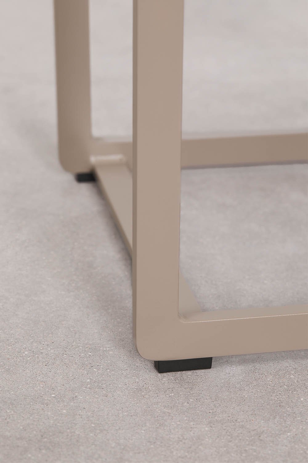 Mesa auxiliar para jardim quadrada 40x40 cm em alumínio Dulem, imagem de galeria 4