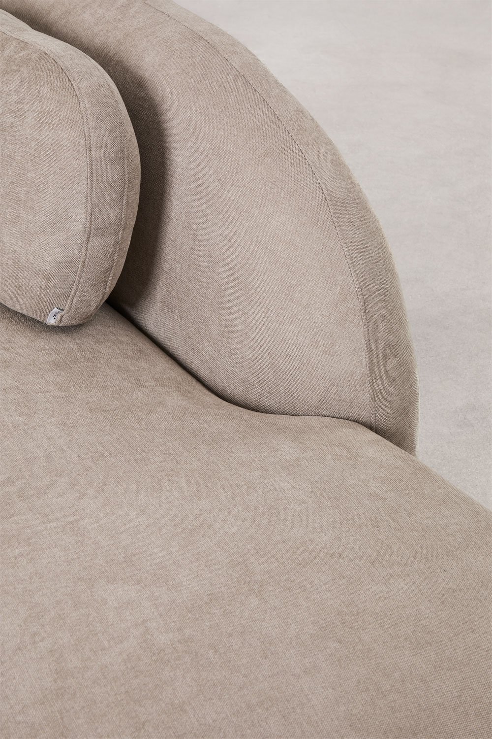 Módulo divã direito para sofá modular em chenille Coquette, imagem de galeria 5