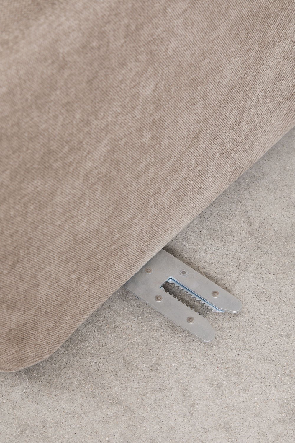 Sofá modular chaise longue direito de 4 peças em chenille Coquette, imagem de galeria 15