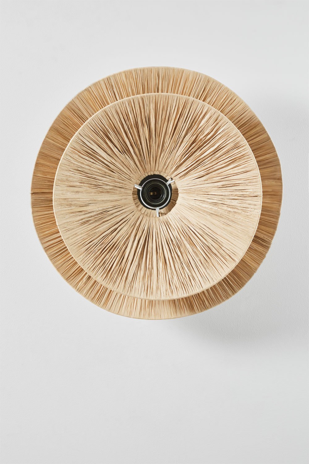 Luminária de parede Aislin em ráfia Ø50 cm, imagem de galeria 5